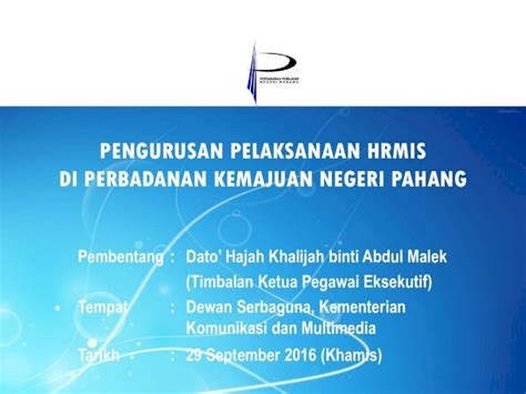 Pdf Kertas Perkongsian Pengalaman Dalam Pelaksanaan Hrmis