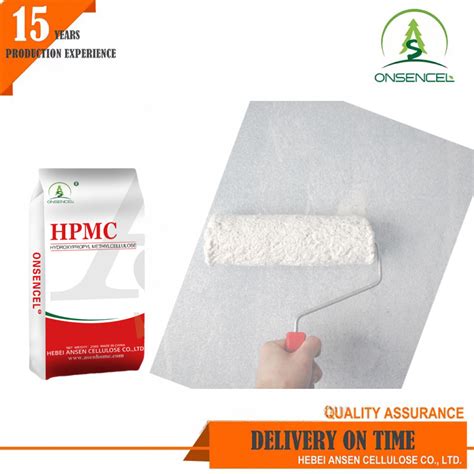 Raw Material Chemicals Hydroxypropyl Methyl Cellulose Industrial Coatings Wall Putty Powder Hpmc