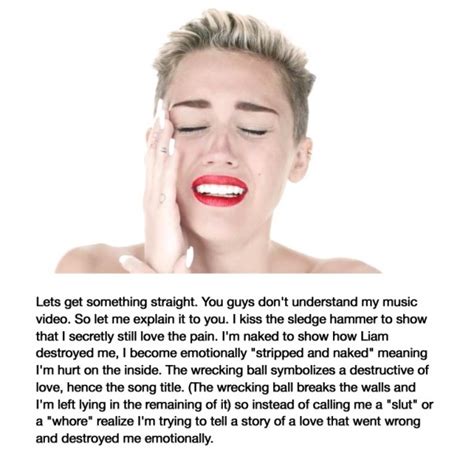 Miley Cyrus Defends Wrecking Ball Video Zen Garage