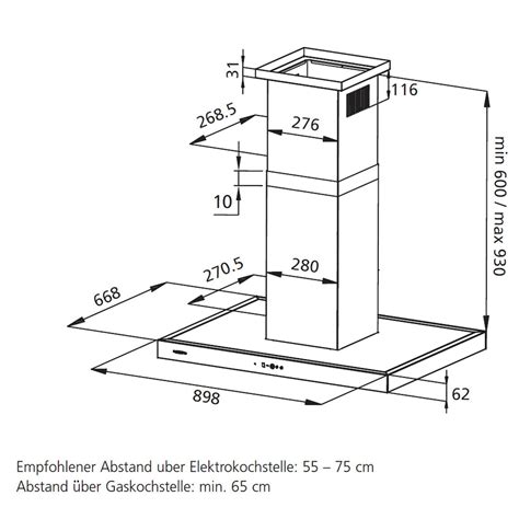 Oranier Inselhaube 90 Cm Edelstahl Abluft Dunstabzugshaube Glasfront