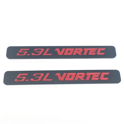 Factory Wholesale Customer Logo Fit For L Vortec Hood Emblem Decals