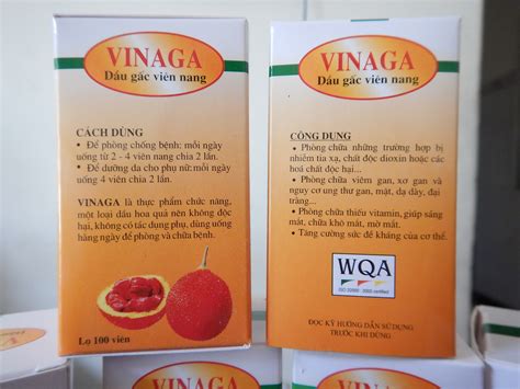 Dầu Gấc Vinaga Dha 100 Viên Phù Hợp Cho Cả Gia Đình