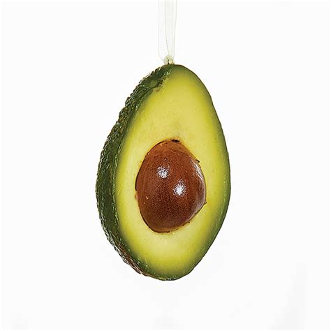 Christmas Ornament Avocado 394in