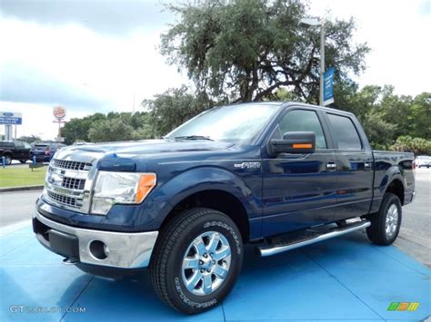 Blue Jeans Metallic 2013 Ford F150 Xlt Supercrew 4x4 Exterior Photo 86636968