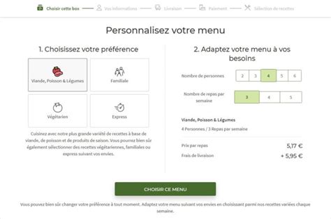 Hellofresh ma box cuisine préférée avis code promo