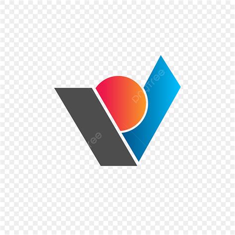 Letter V Logo Vector Hd Images, V Letter Logo Design, V, V Logotype PNG ...