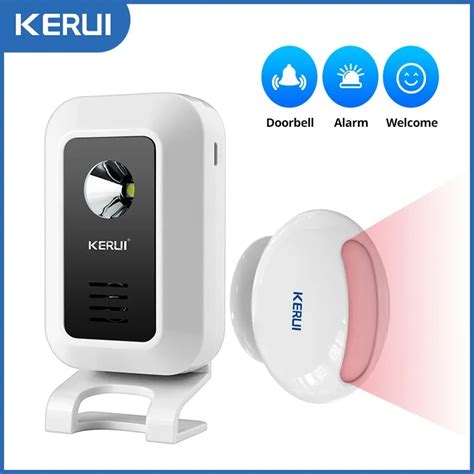 Kerui M Welcome Motion Sensor Security Alarm Songs Doorbell Chime