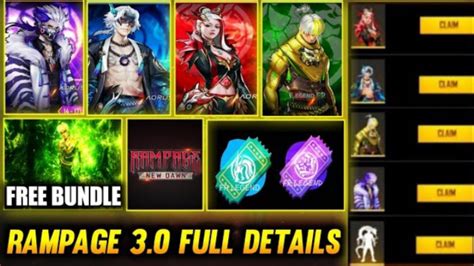 Rampage New Down Event Free Fire Rampage Event Free Fire New