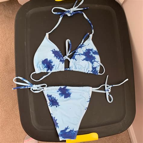 Tie Dye Triangle Bikini Set Gem