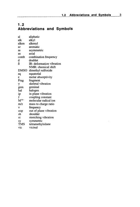 Solution Structure Determination Of Organic Compounds Tables Of