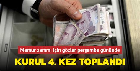 Kurul 4 kez toplandı Memur zammı için gözler perşembe gününe çevrildi