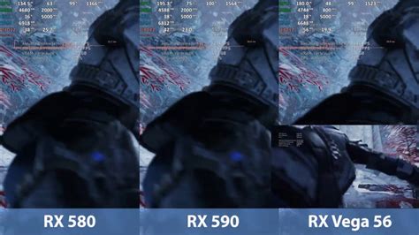 Radeon Rx 580 Vs Radeon Rx 590 Vs Radeon Rx Vega 56 Gears Of War 5