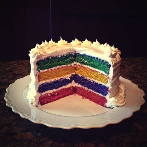 Rainbow Cake Recipe - Yummly Easy
