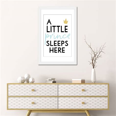 Icanvas A Little Prince Sleeps Here By Pixy Paper Bed Bath And Beyond 37410389