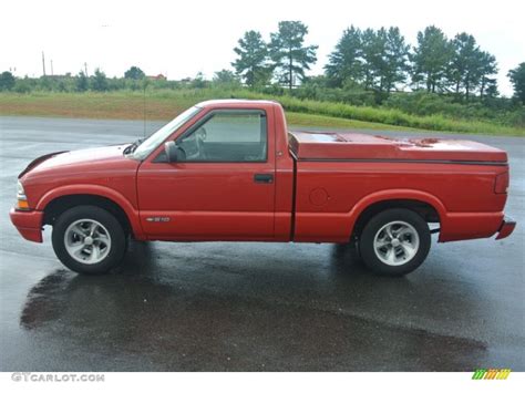 1999 Victory Red Chevrolet S10 Ls Regular Cab 96249355 Photo 3 Car Color