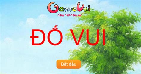 Game Đố vui - Dân gian - Game Vui