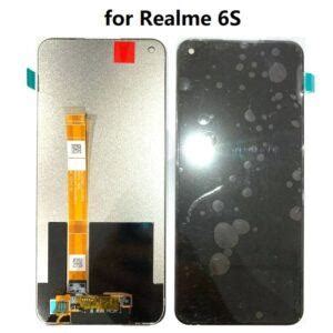 Realme 6S Lcd Touch Screen OEM NOVO Crni