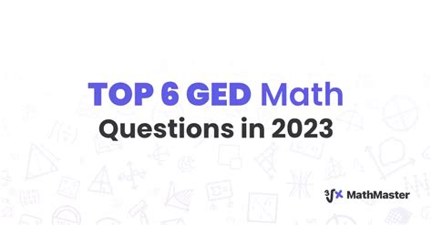 Top Ged Math Questions In Mathmaster