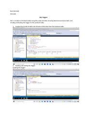 Sql Triggers Benchmark Docx Ryan Kennedy Sym Sql Triggers Part