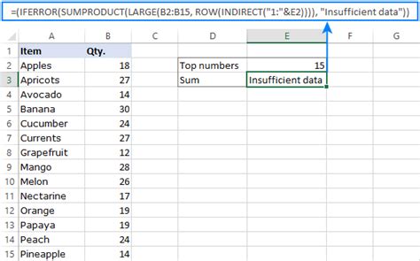 Excel How To Sum Largest Numbers In A Range