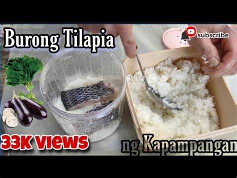 Vlog Burong Tilapia Ng Kapampangan Youtube