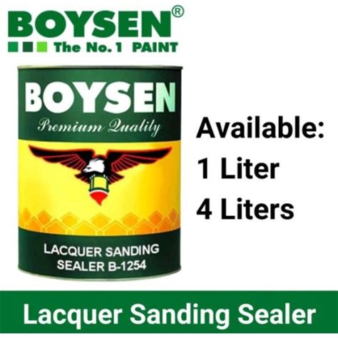 ♜boysen Lacquer Sanding Sealer B1254 Liter Gallon Sealer Pang Kahoy