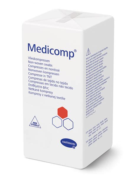 Medicomp Gaasjes Non Woven 5 X 5 Cm 4 Laags 100 Stuks Snel En