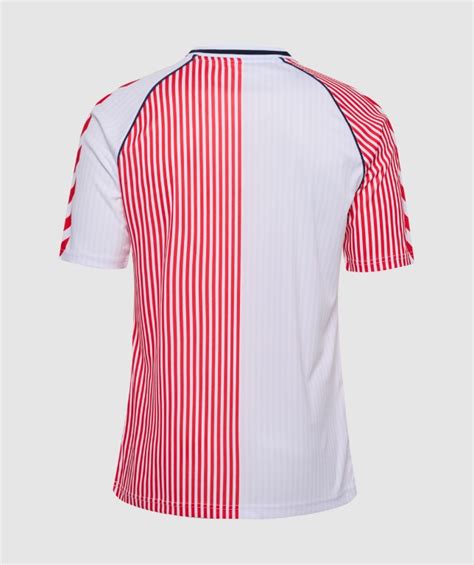 Nova Camisa Branca Retr Da Dinamarca Hummel Mdf