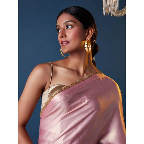 Gajra Gang By Nykaa Fashion Chand Sitara Peach Sequence Scallop