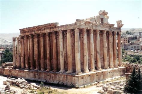 Baalbek Monuments In Lebanon Archeology