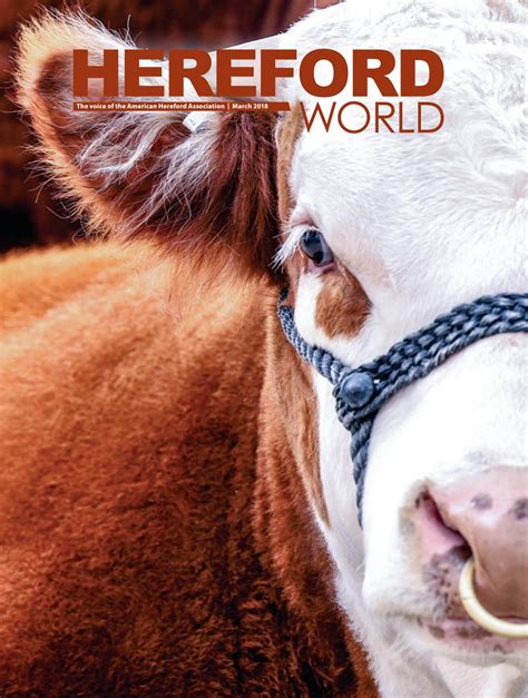 March 2018 Hereford World By American Hereford Association And Hereford