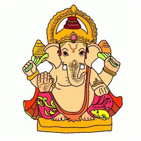 Jagyasini Singh Ganpati Sticker Jagyasini Singh Ganpati Ganpati Bappa