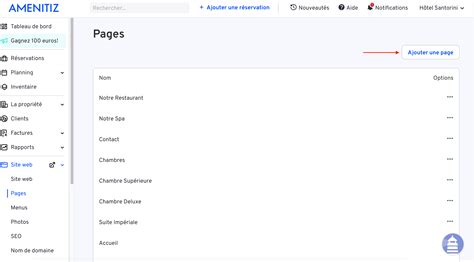 Ajouter Modifier Et Supprimer Une Page Sur Le Site Amenitiz Centre