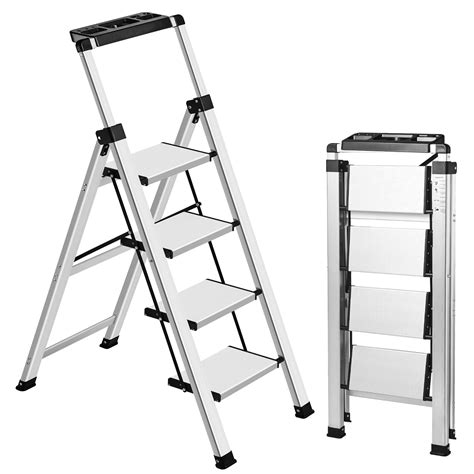 Buy Xinsunho Step Ladder Step Stool Retractable Handgrip Aluminum