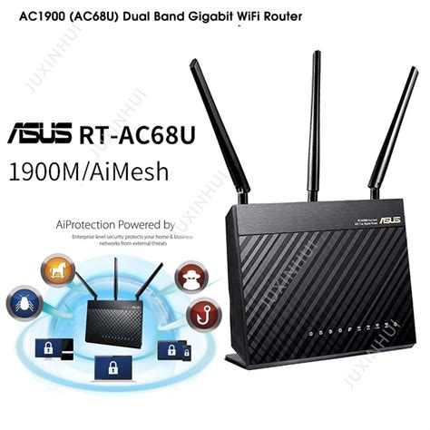 Asus Rt Ac U Ac Dual Band Wifi Gaming Router Powered By A Dual