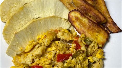 Oven Roasted Breadfruit With Ackee Youtube