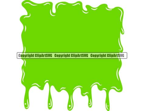 Green Slime Ooze Toxic Goo Drip Dripping Cut Slice Blood Bleed - Etsy ...