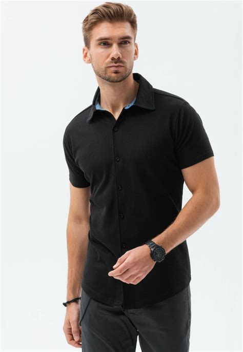 Ombre Short Sleeve Camicia Blacknero Zalandoit