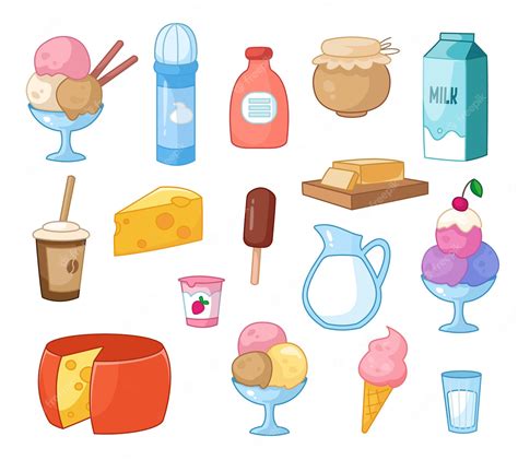 Fresh And Fun Dairy Cliparts Perfect For Milk Cheese And More Clip Art Library