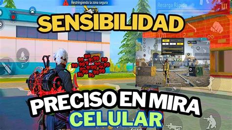 LA MEJOR SENSIBILIDAD PARA EL PRECISO EN MIRA EN CELULAR FREE FIRE