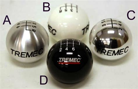 Tremec 5 Speed Black Shift Knob with Standard Thread, 5BL-SX