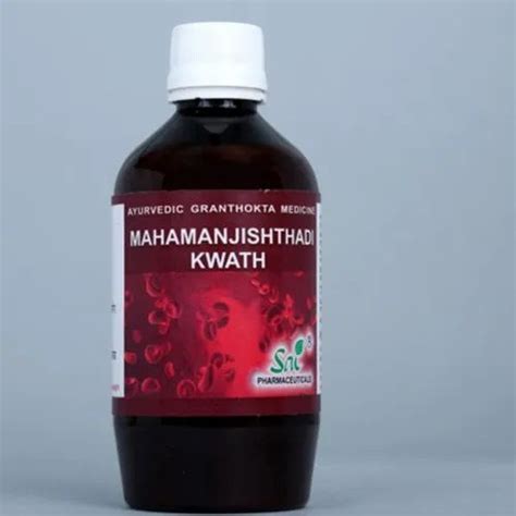 Saived Pharma Mahamanjisthadi Kwath Packaging Type Bottle For