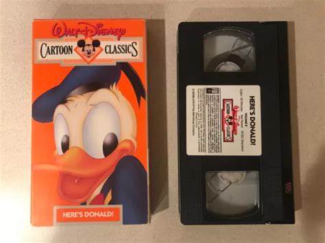 Vhs Walt Disney Cartoon Classics Volume Here S Donald Home