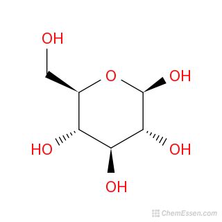 Beta-D-glucose Structure - C6H12O6 - Over 100 million chemical ...