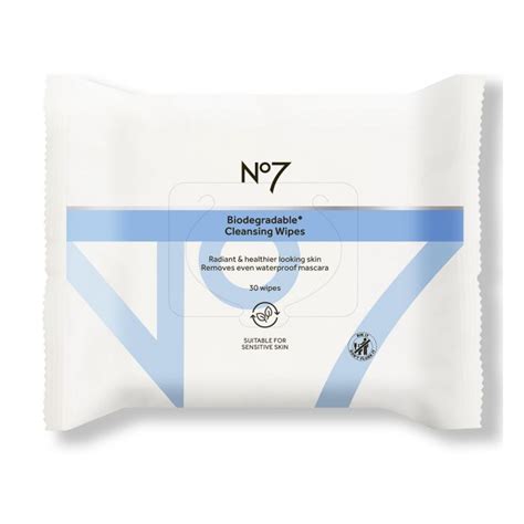 Boots Apotek No7 Biodegradable Cleansing Wipes 30pk Ansiktsservietter