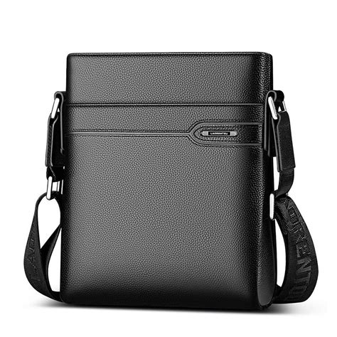 Buy Laorentoumens Genuine Leather Shoulder Bag Business Crossbody Bag