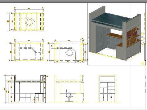 Bunk In Autocad Cad Download 45806 Kb Bibliocad