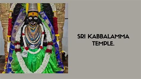 Sri Kabbalamma Temple. - travelatweb.com