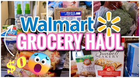 NEW WALMART WEEKLY GROCERY HAUL MAMA IS SICK BUT WE GOTTA EAT