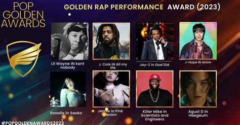 Golden Rap Performance Award (2023 Nominees) – POP GOLDEN MAGAZINE